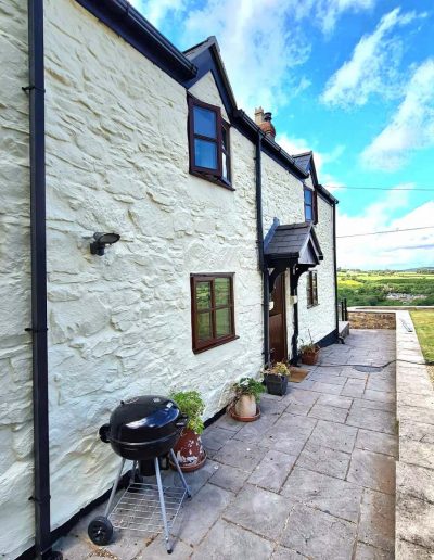 Exterior domestic painting services on residential property